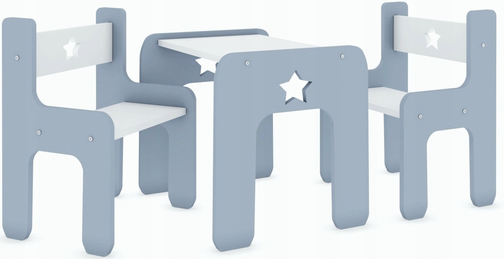 Medinis stalas su kėdėmis Star